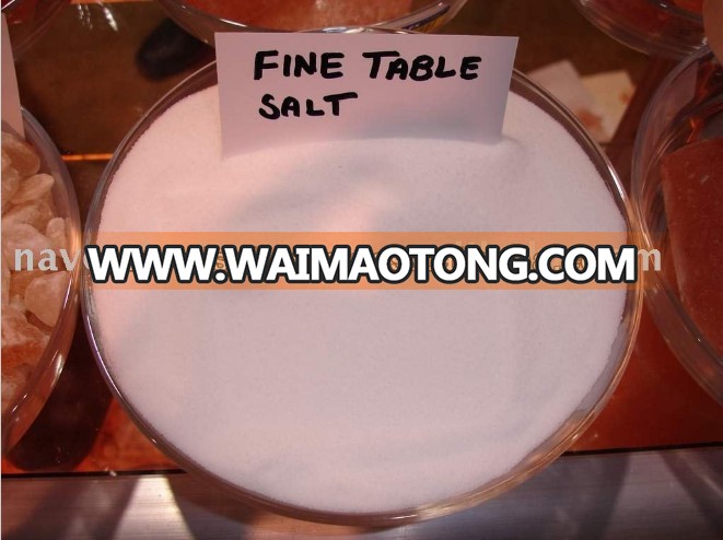 White Refined Powder Crystal Himalayan Fine Table Salt